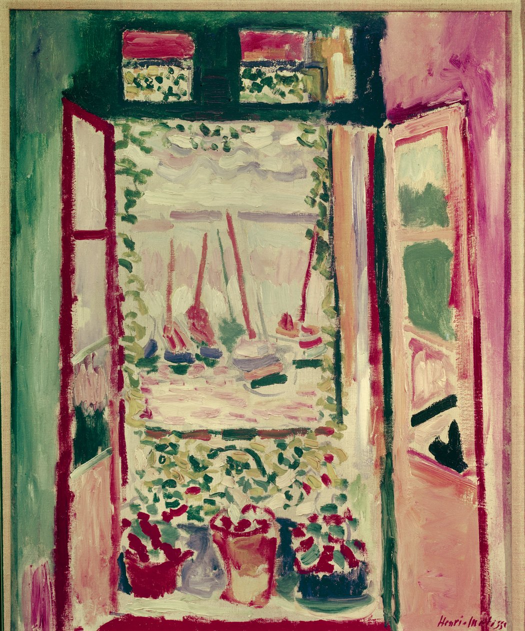 Fenetre ouverte a Collioure 1905 (óleo sobre tela) de Henri Matisse