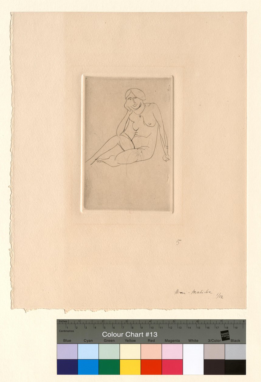 Figura sentada - Nu de Henri Matisse
