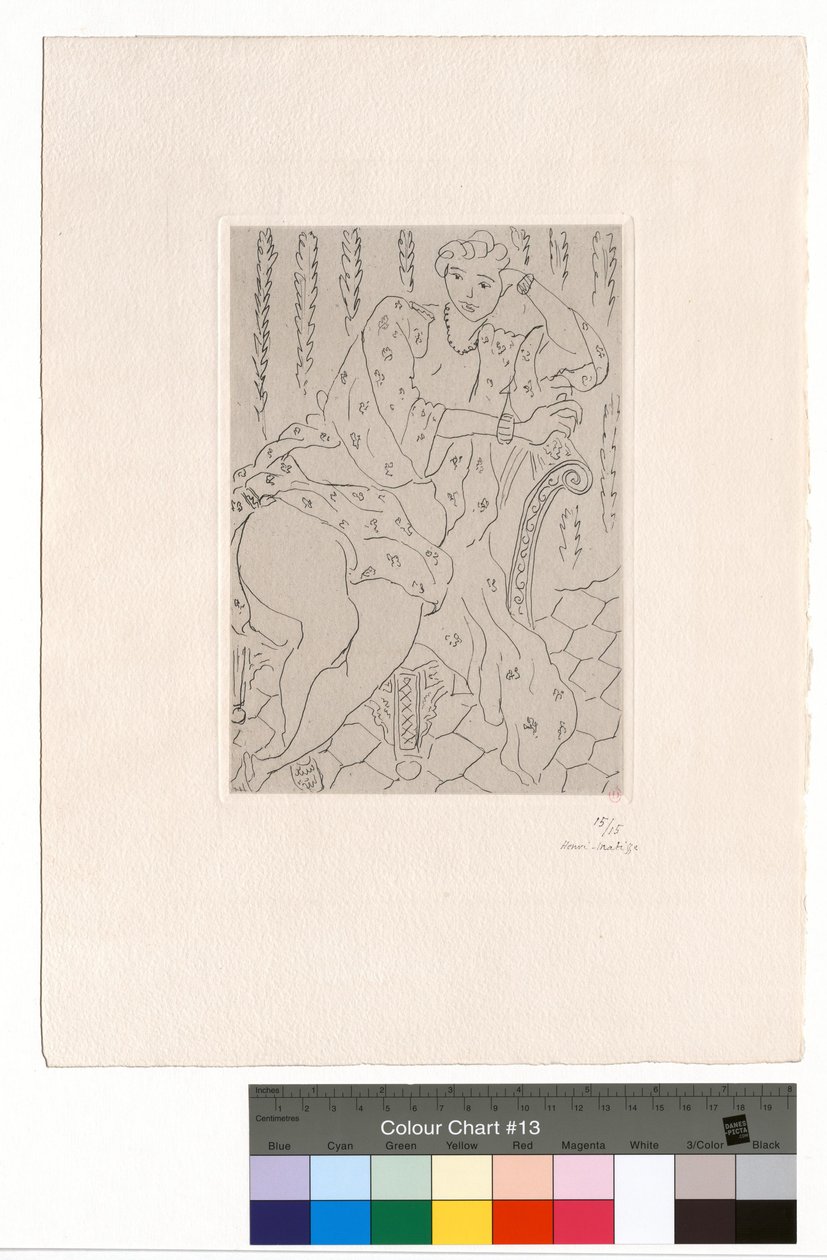 Figura numa poltrona turca de Henri Matisse