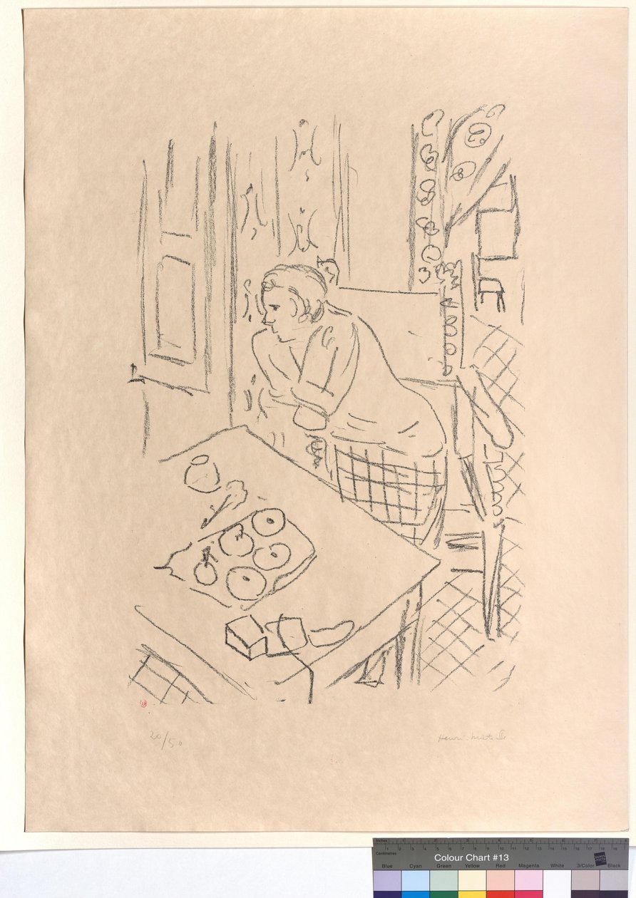 Figura num interior de Henri Matisse