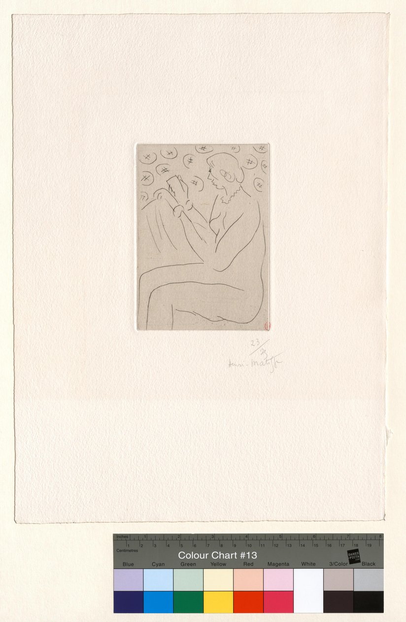 Figura a ler de Henri Matisse