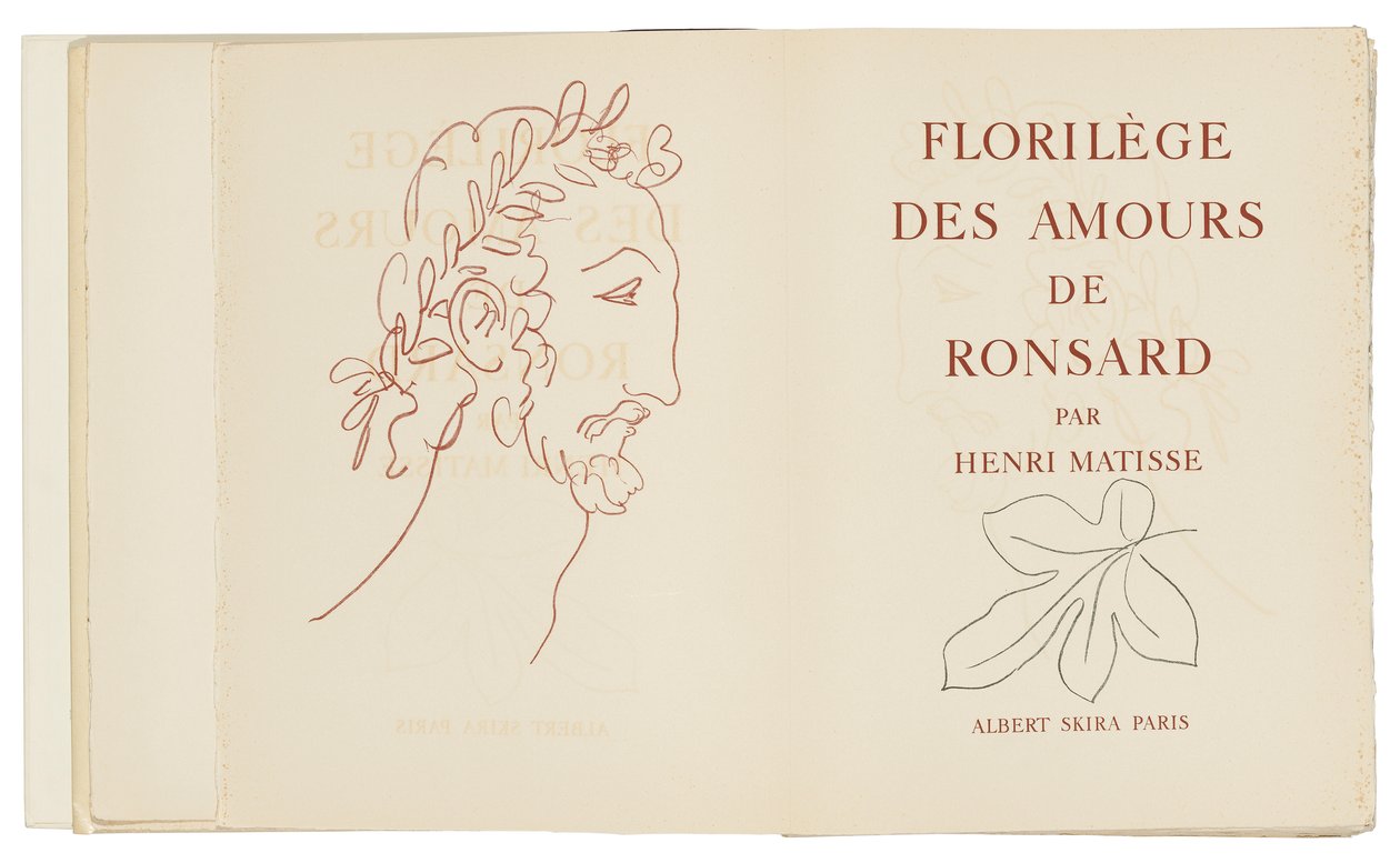 Uma seleção de Amours de Ronsard de Henri Matisse