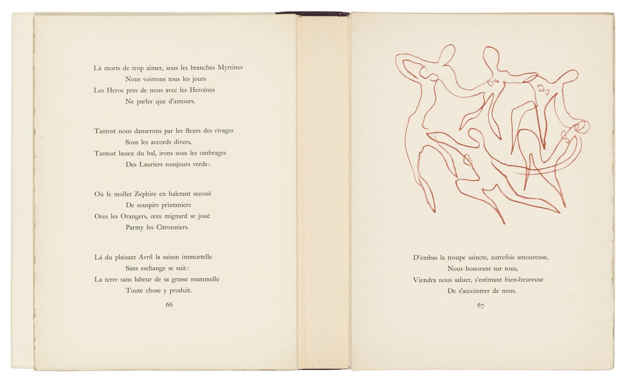 Uma seleção de Amours de Ronsard de Henri Matisse