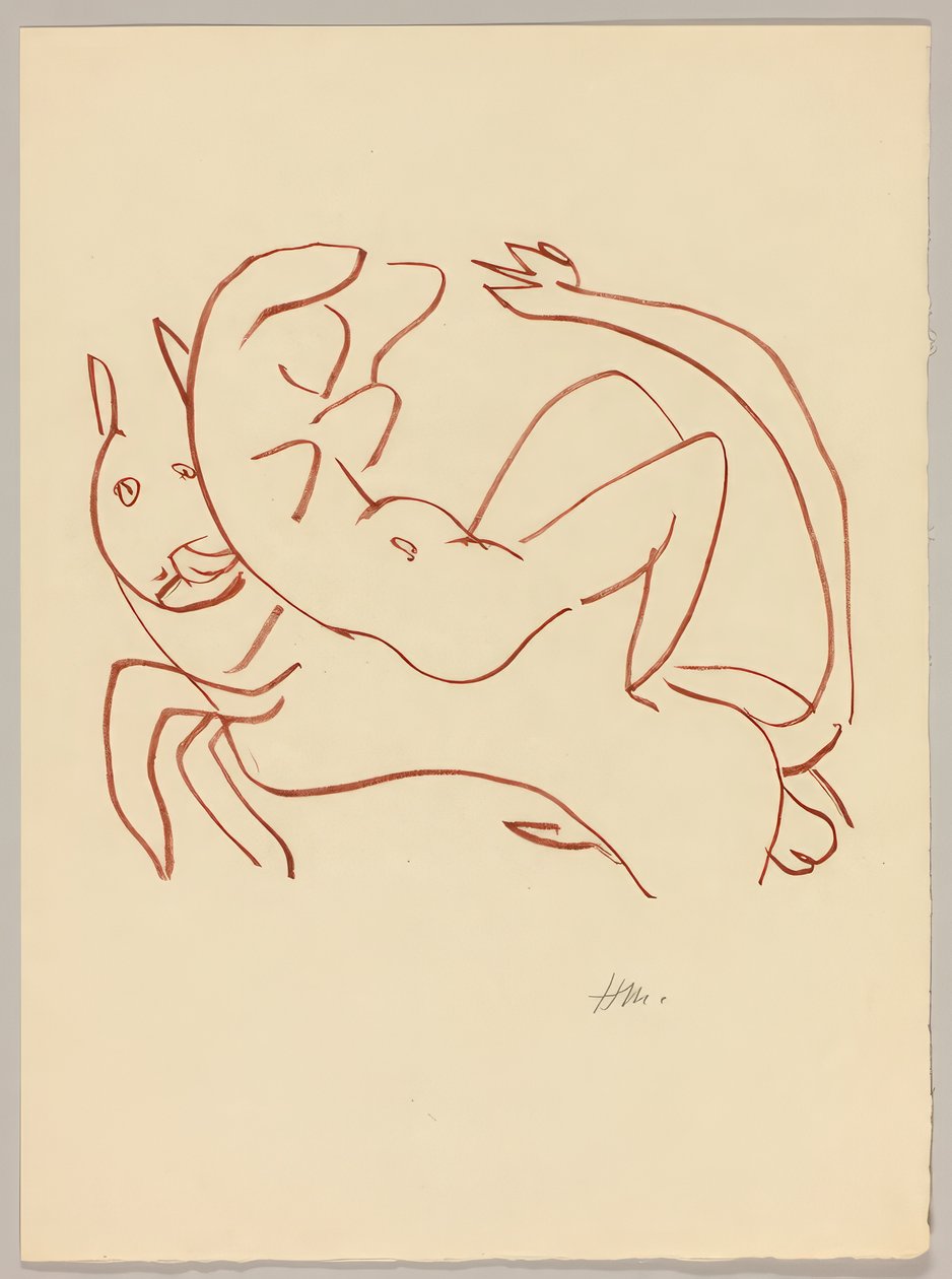 Uma seleção de Amours de Ronsard de Henri Matisse