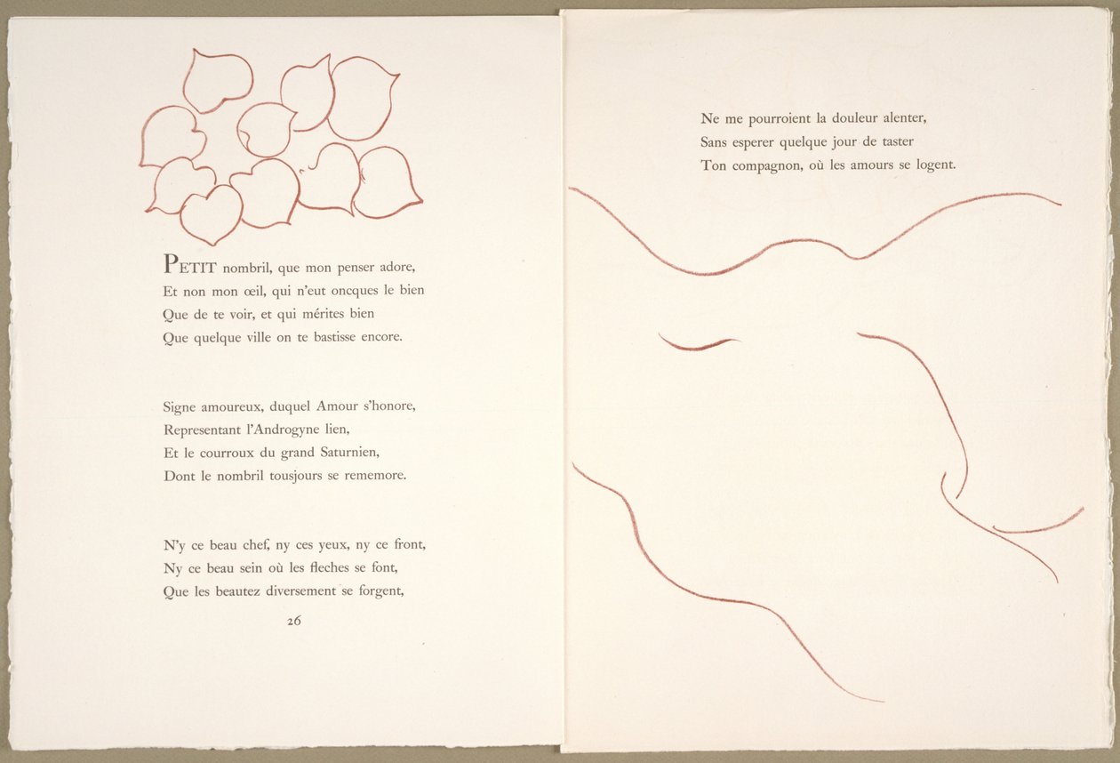Florilège dos Amores de Ronsard, 29 de novembro de Henri Matisse