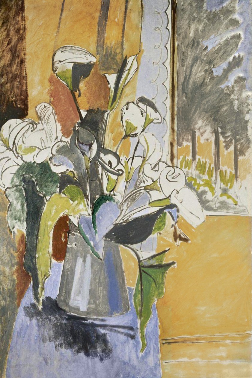 Flores no parapeito da janela de Henri Matisse