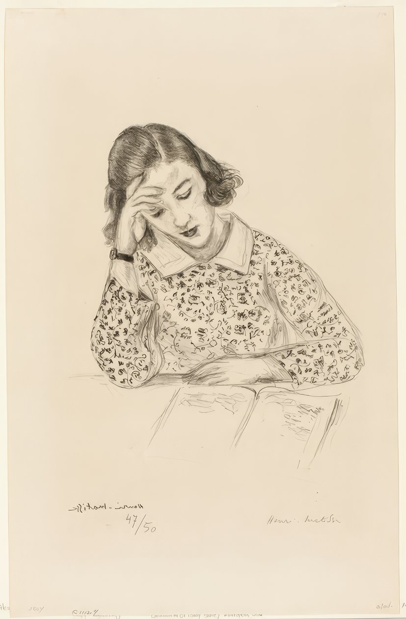 Leitura para raparigas de Henri Matisse