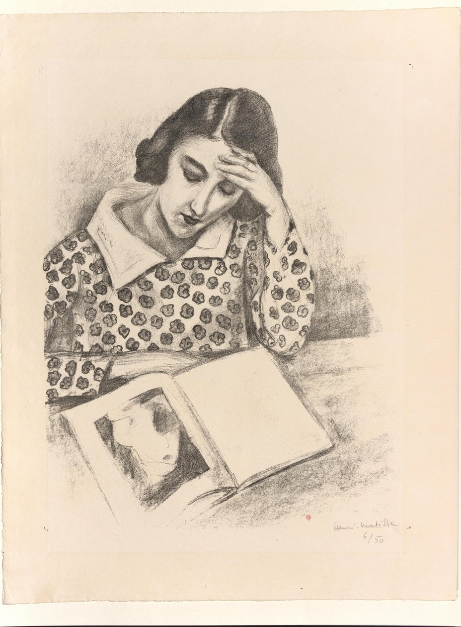Grande leitora de Henri Matisse