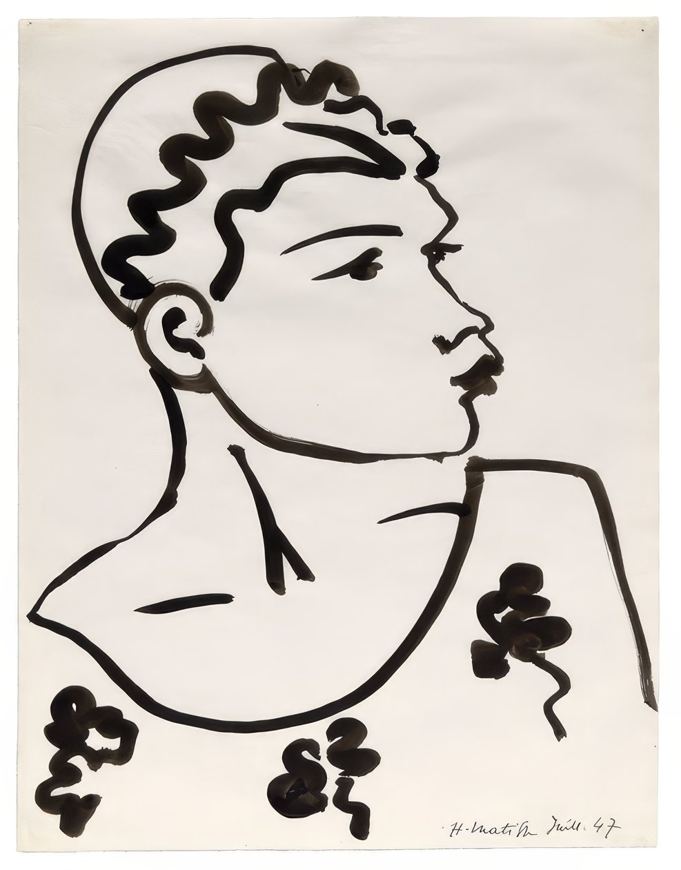 Cabeça de Henri Matisse