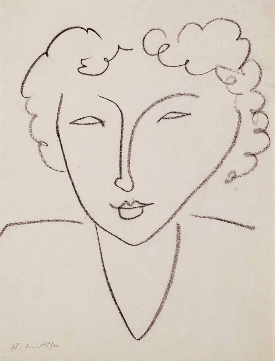 Cabeça de mulher; Tete de Femme de Henri Matisse