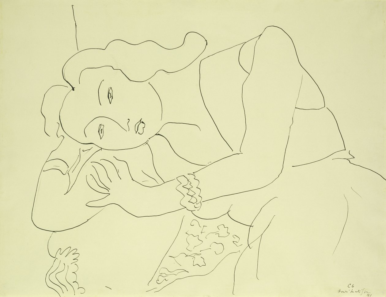 Cabeça de mulher de Henri Matisse