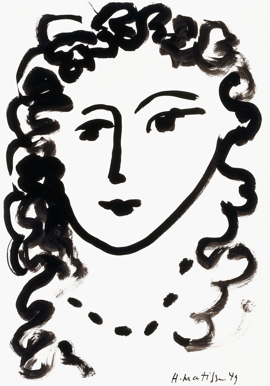 Cabeça de mulher de Henri Matisse