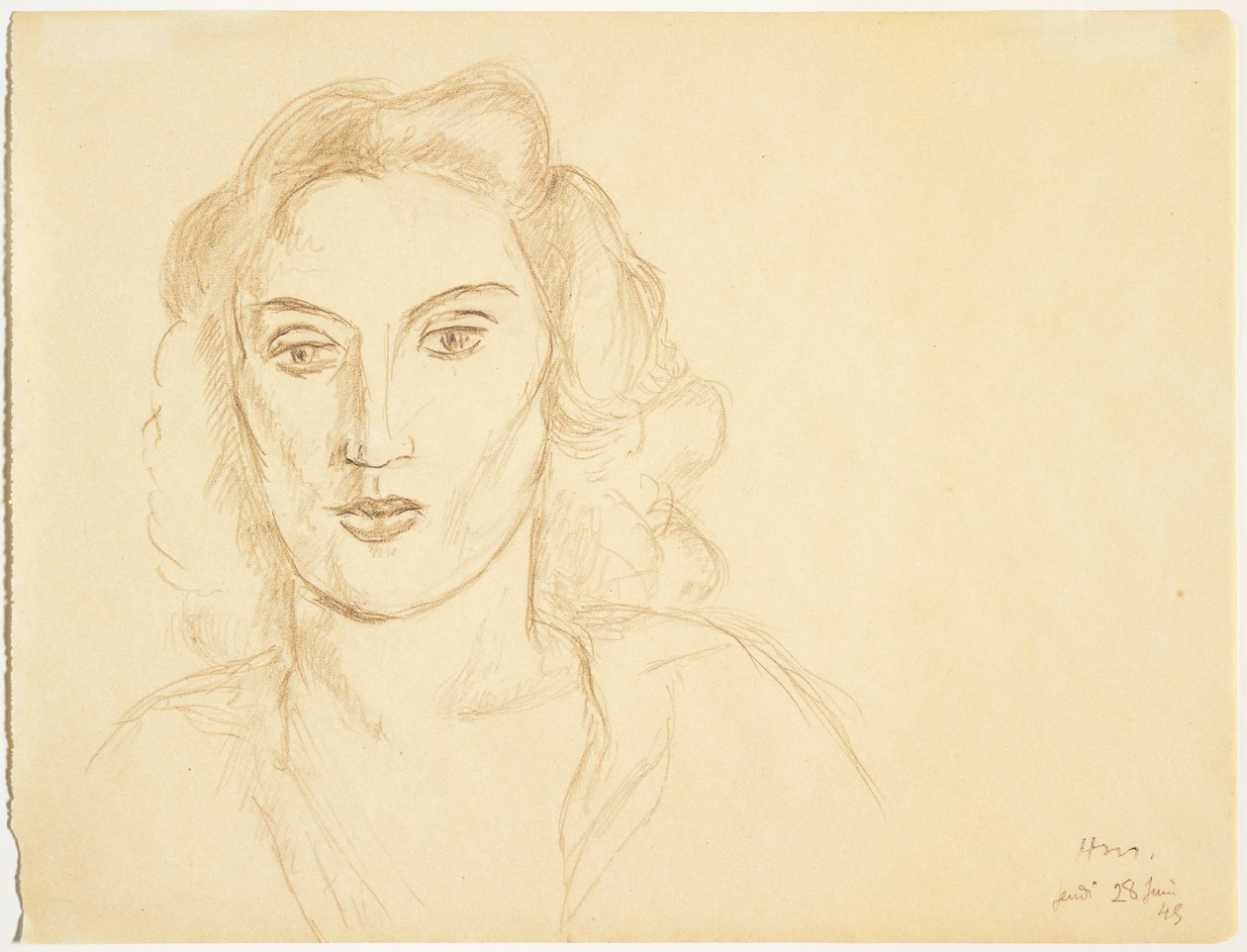Cabeça de mulher de Henri Matisse