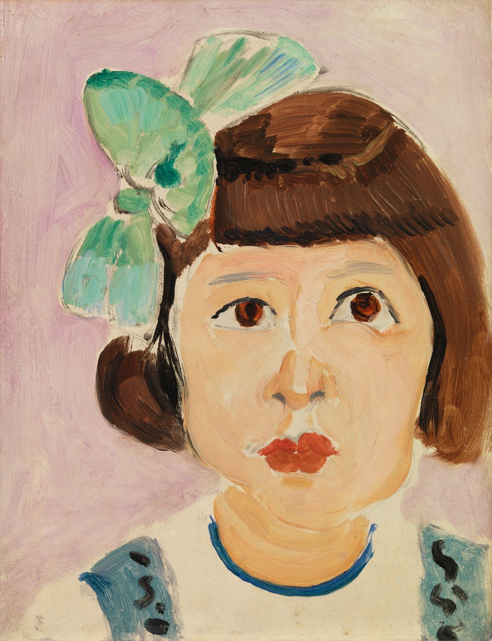 Cabeça de uma jovem rapariga (Tête de fillette) de Henri Matisse