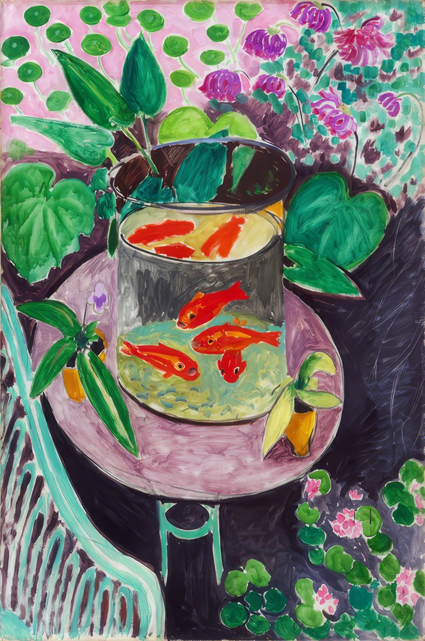 Henri Matisse, "Peixe dourado" / Óleo sobre tela, 1912 de Henri Matisse