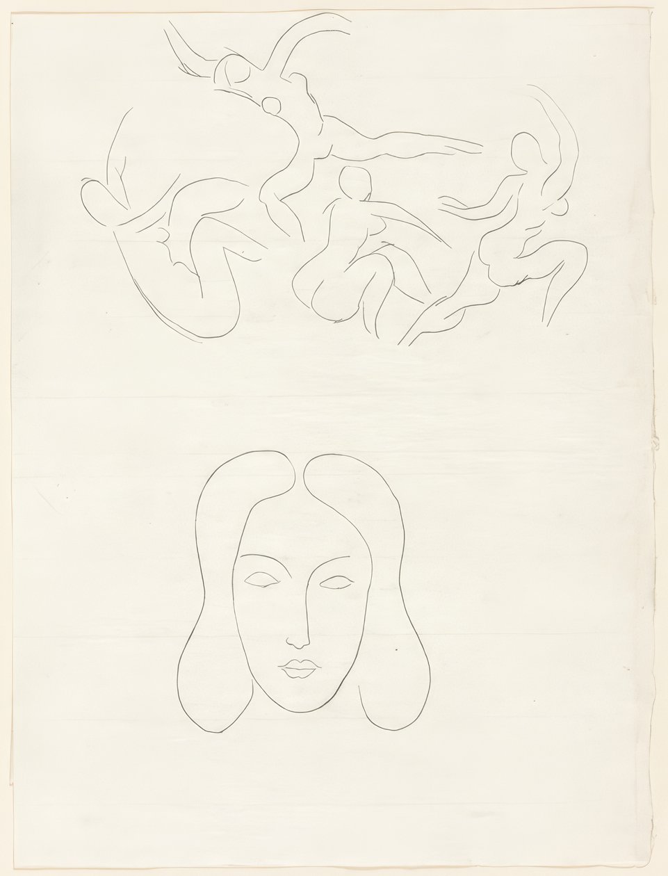 Hérodiade, Scène lV, placa treze de Poesies de Mallarmé de Henri Matisse