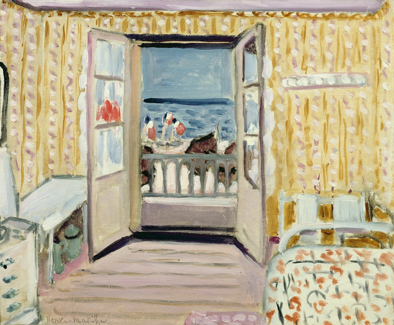 Interior, 14 de julho, Etretat de Henri Matisse