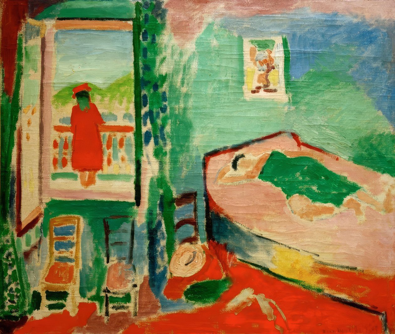 Interior em Collioure (Siesta) de Henri Matisse