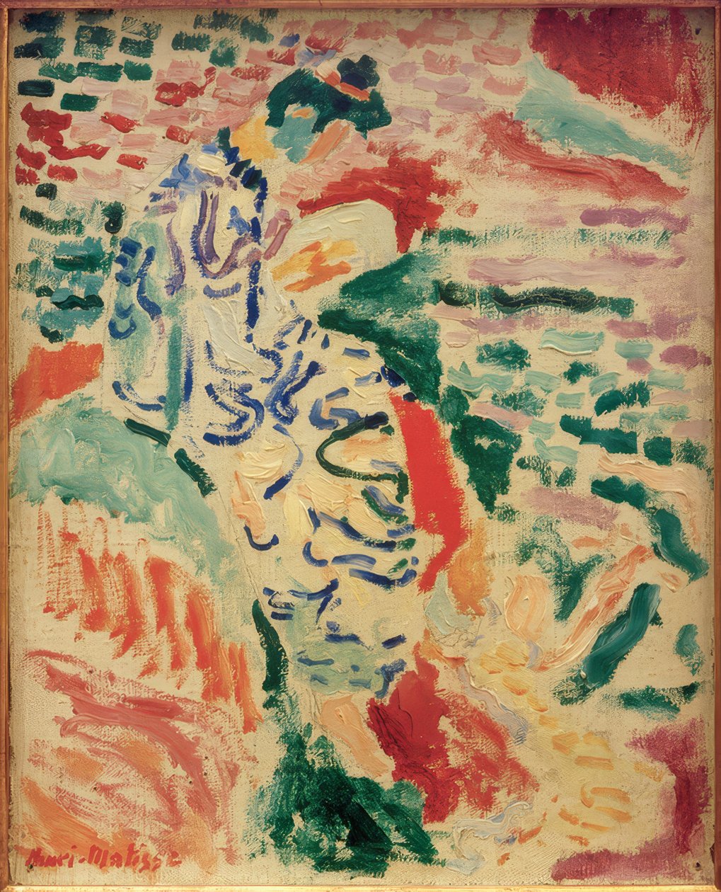 Mulher japonesa na praia de Henri Matisse