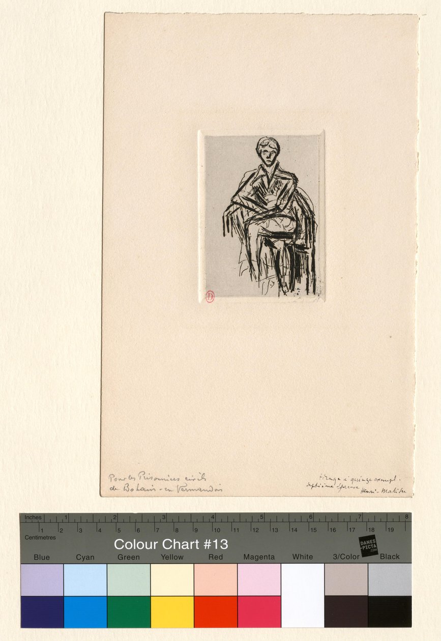Josette Gris, figura numa poltrona de Henri Matisse