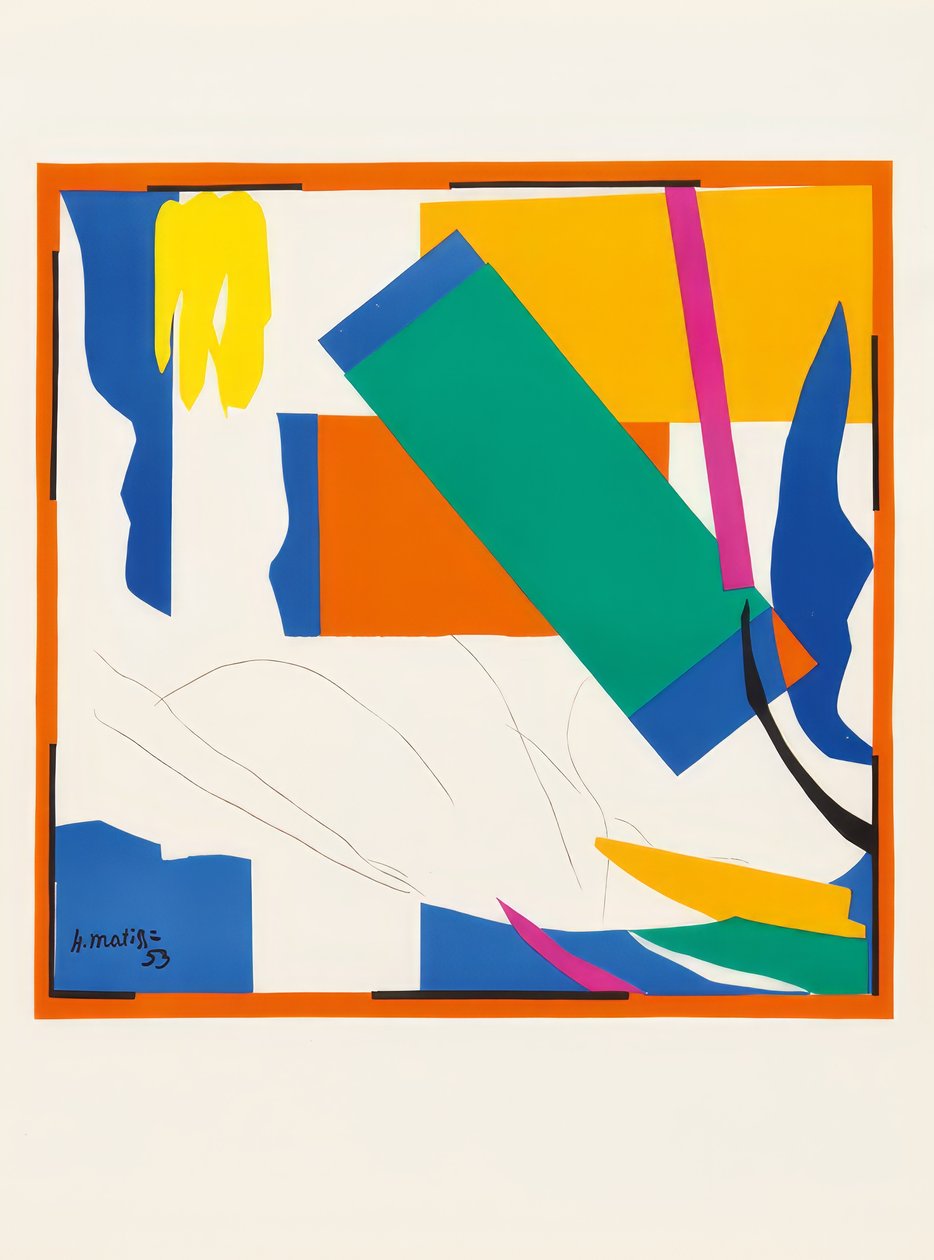 Convoluto de oito litografias a cores de Henri Matisse