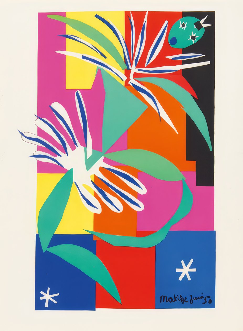 Convoluto de oito litografias a cores de Henri Matisse