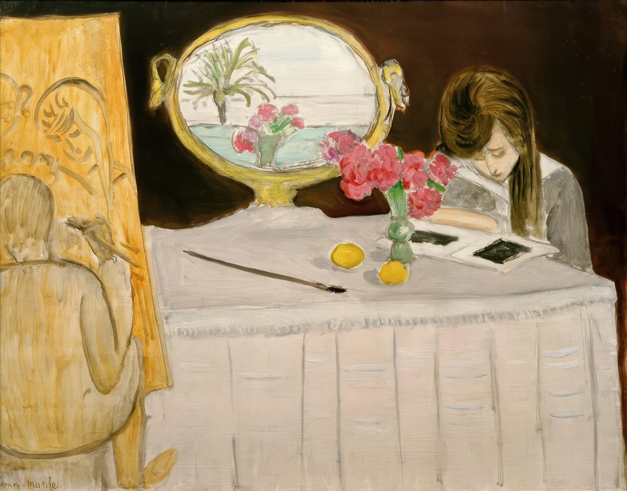 A sessão de pintura de Henri Matisse