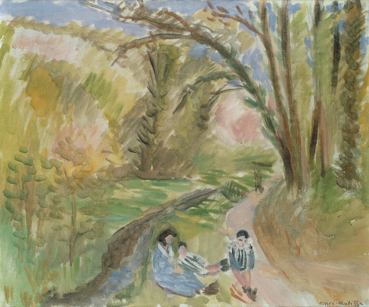Paisagem, Sul de França (pintura) de Henri Matisse