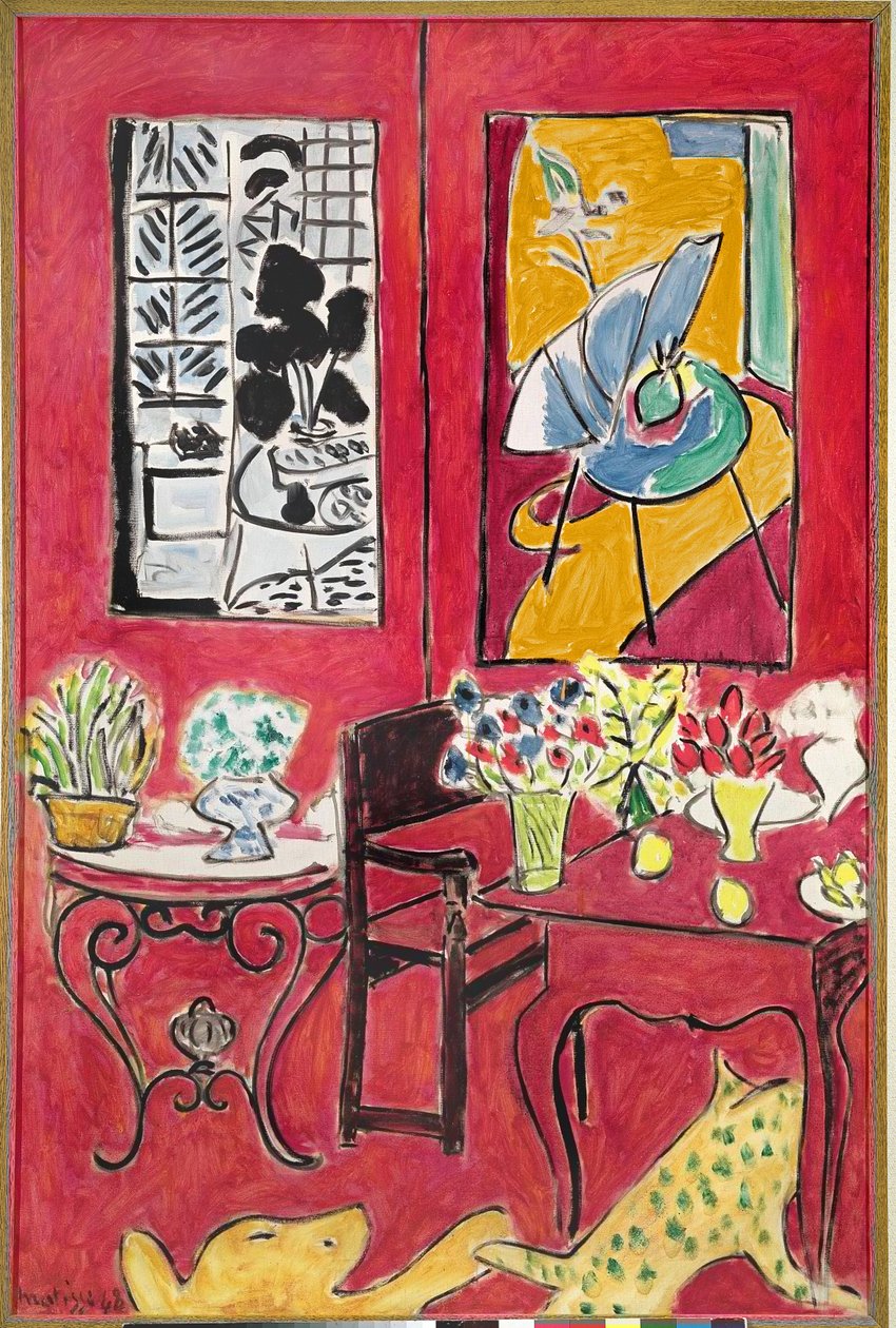Interior vermelho grande de Henri Matisse