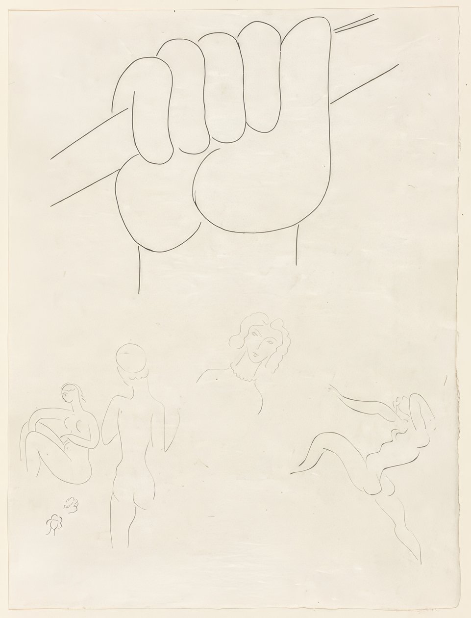 Le Guignon, prato dois de Poesies de Mallarmé de Henri Matisse
