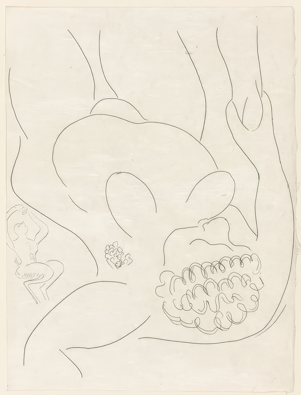Le Pitre Châtié, prato quatro de Poesies de Mallarmé de Henri Matisse