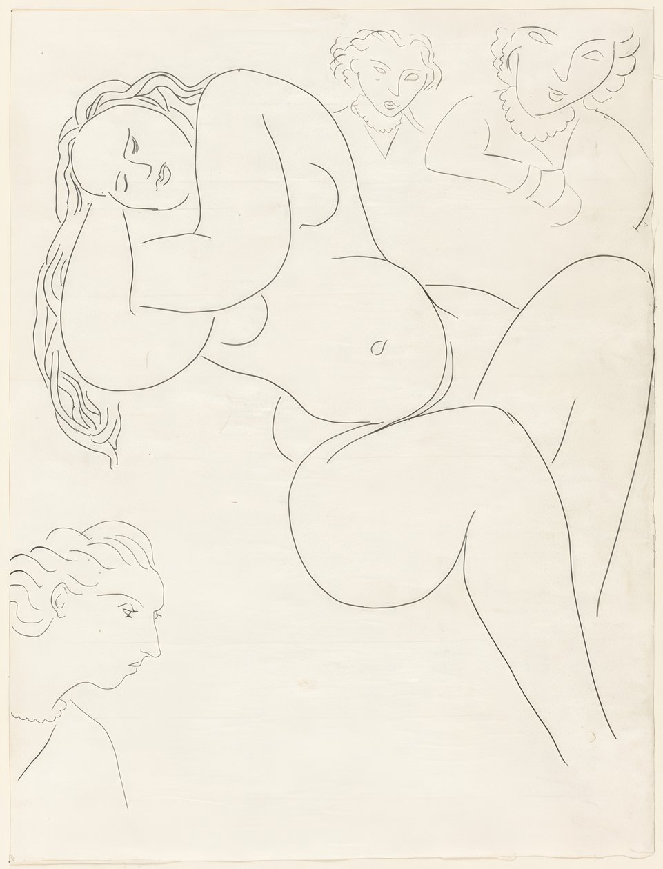 Le Sonneur, prato oito de Poesies de Mallarmé de Henri Matisse