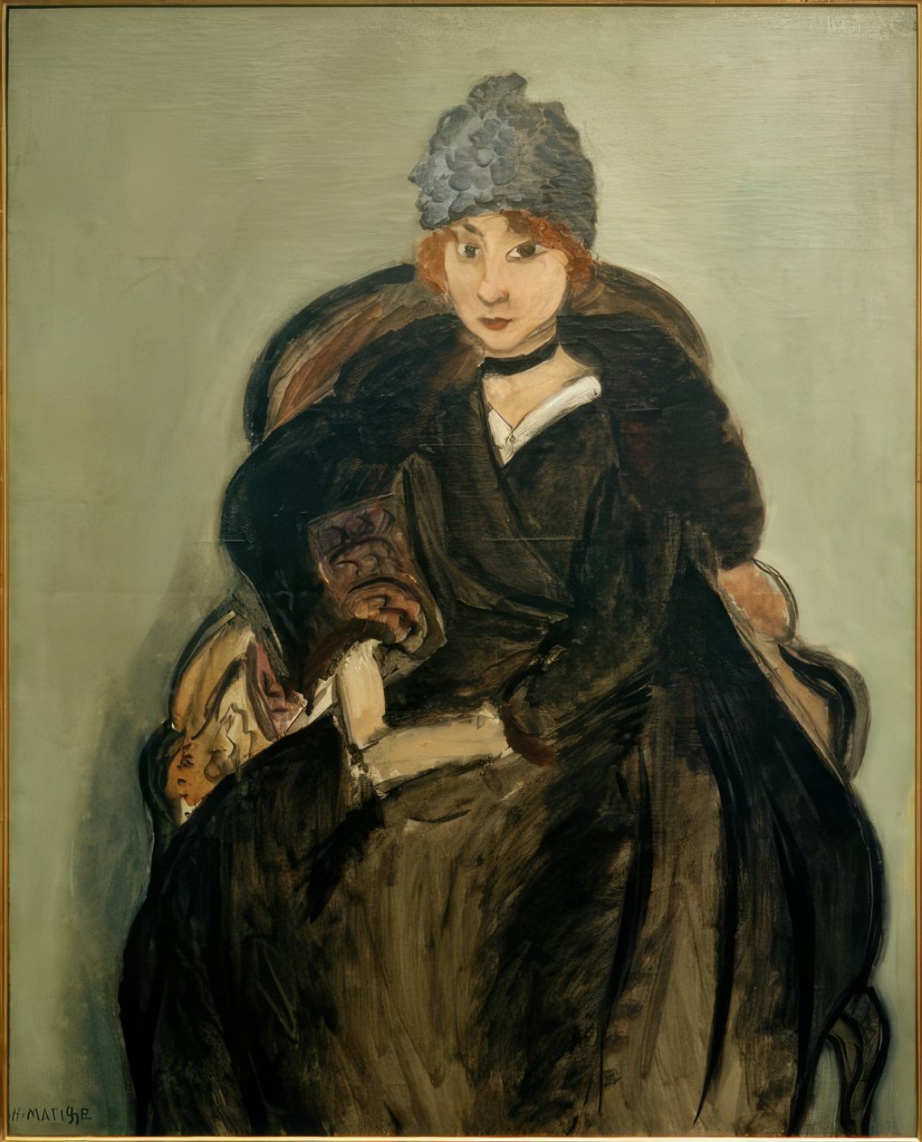 Margarida com um chapéu azul de Henri Matisse