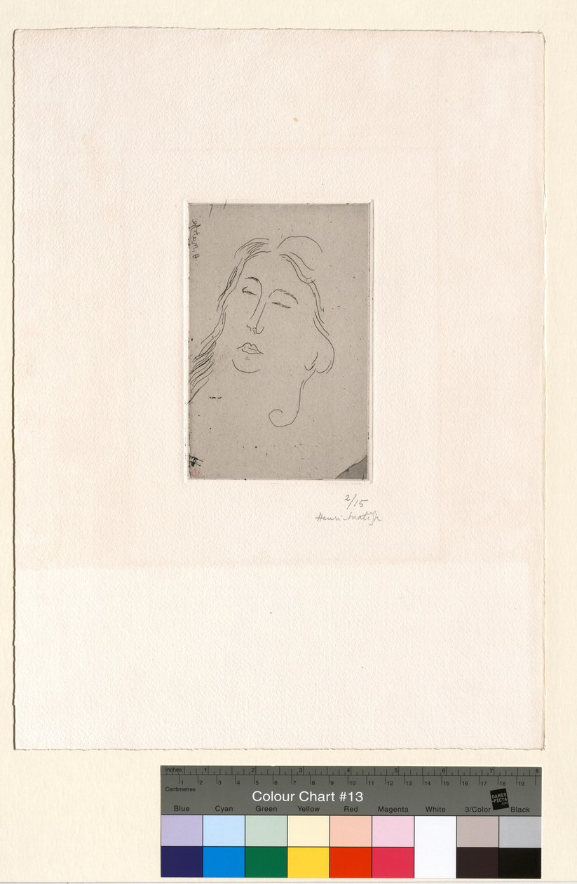 Marguerite, de olhos fechados de Henri Matisse