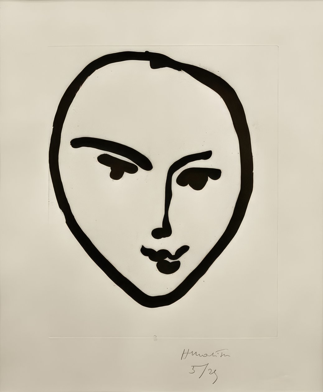 Nádia. Máscara sorridente de Henri Matisse