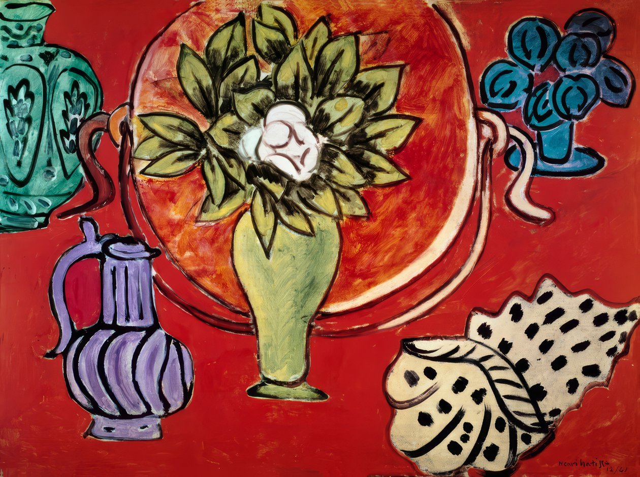 Natureza morta com magnólia de Henri Matisse