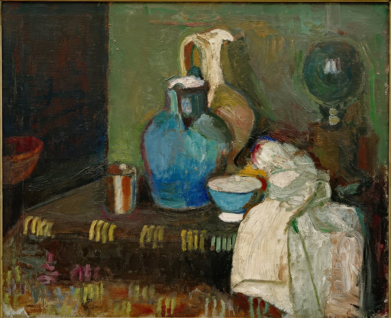 Natureza morta com um jarro azul de Henri Matisse
