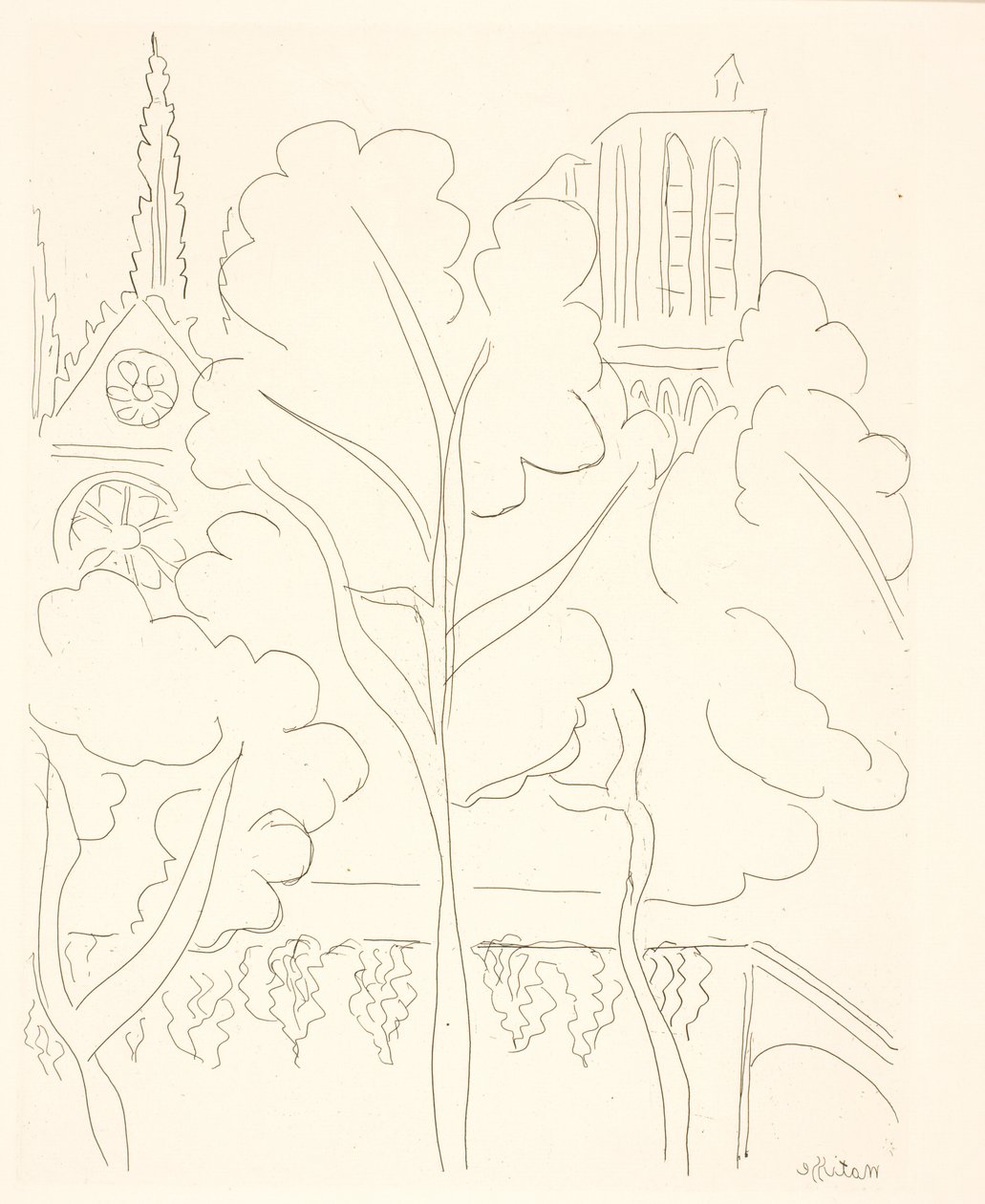 Notre-Dame, Paris de Henri Matisse