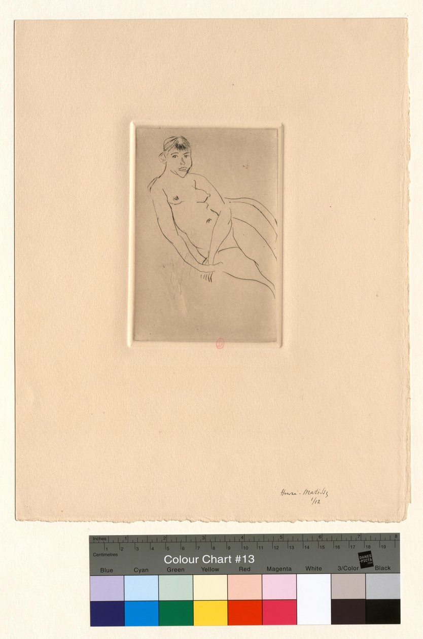 Nu semideitado de Henri Matisse