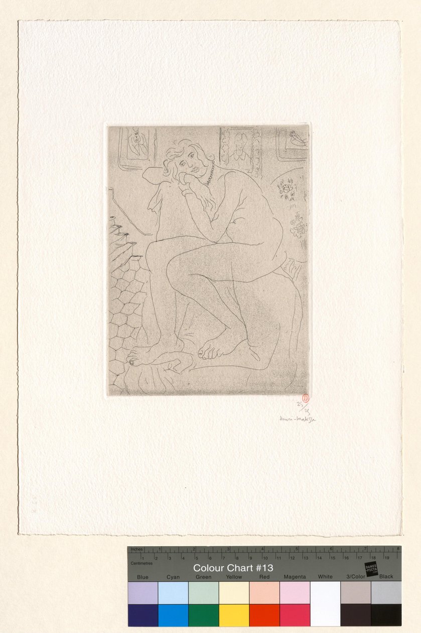 Nu sentado e retrato de Madame Cézanne de Henri Matisse
