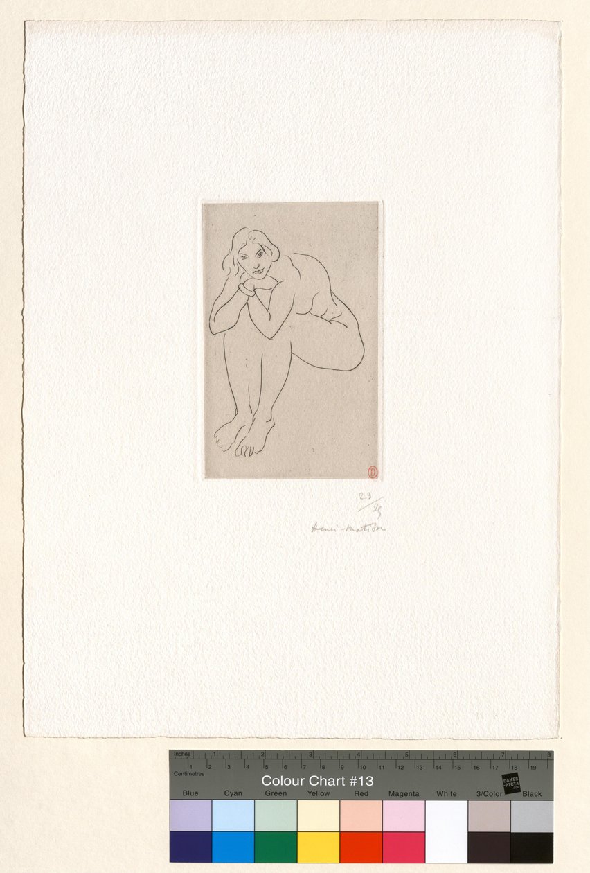 Nu sentado, com o tronco apoiado nos joelhos de Henri Matisse