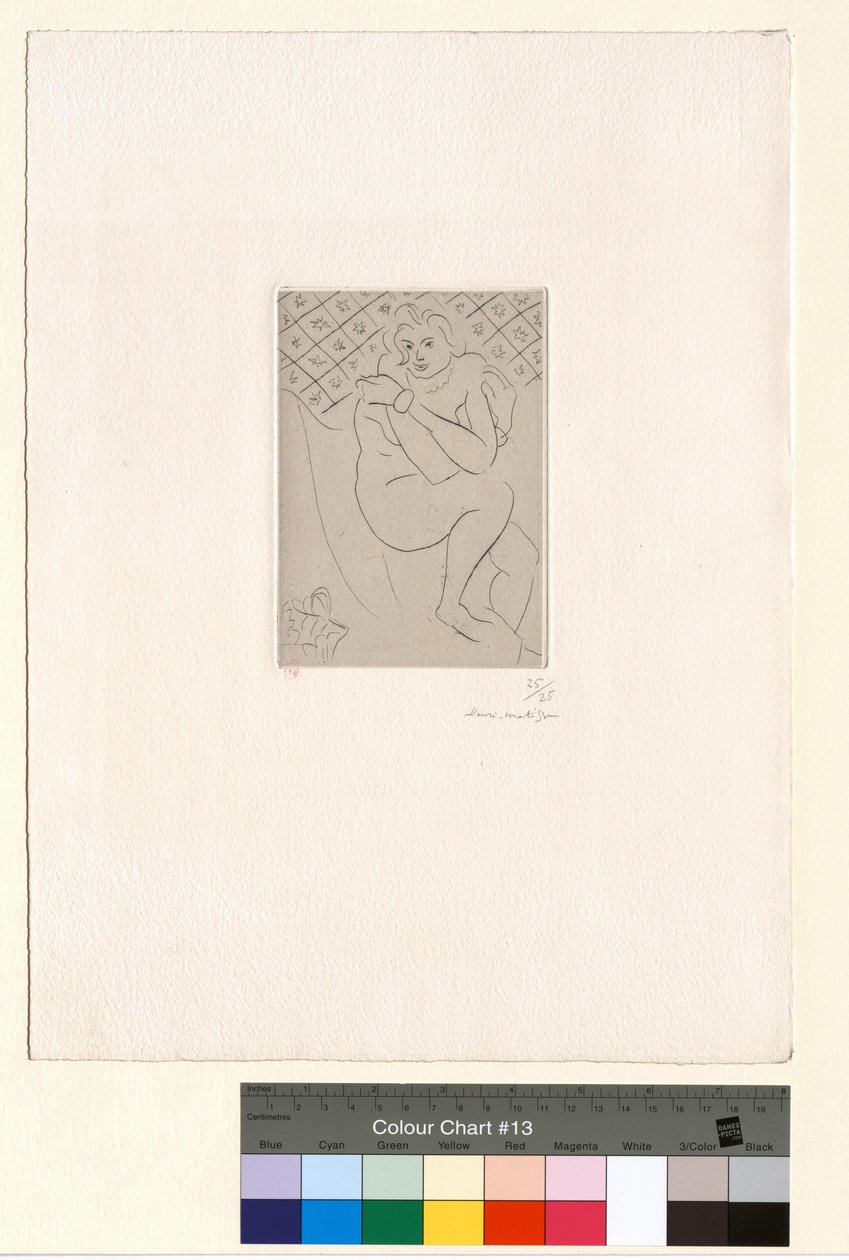 Nu sentado, de braços cruzados sobre o peito de Henri Matisse