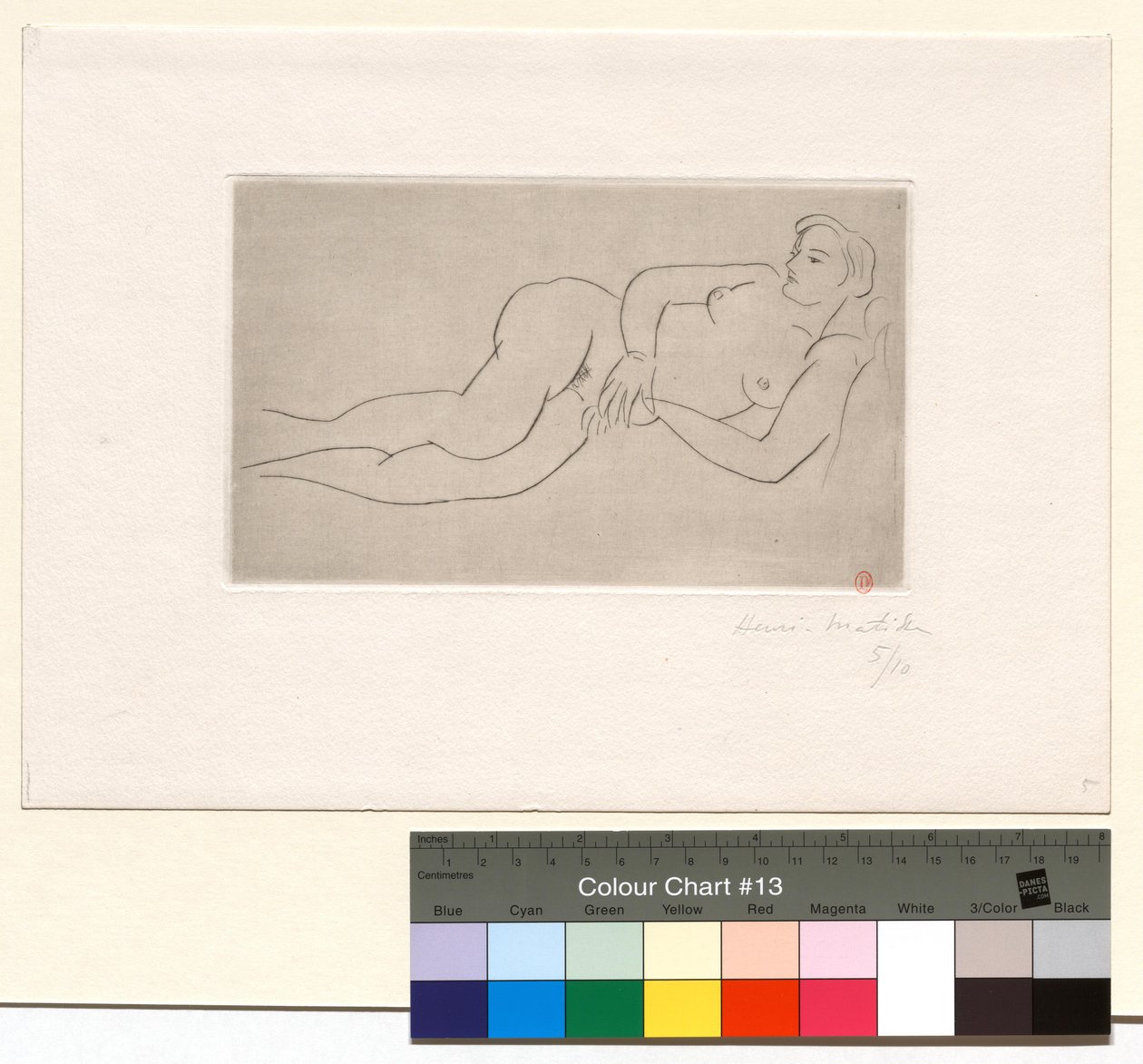 Nu deitado de Henri Matisse