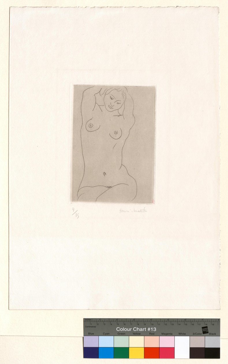 Nu, os braços sobre a cabeça de Henri Matisse