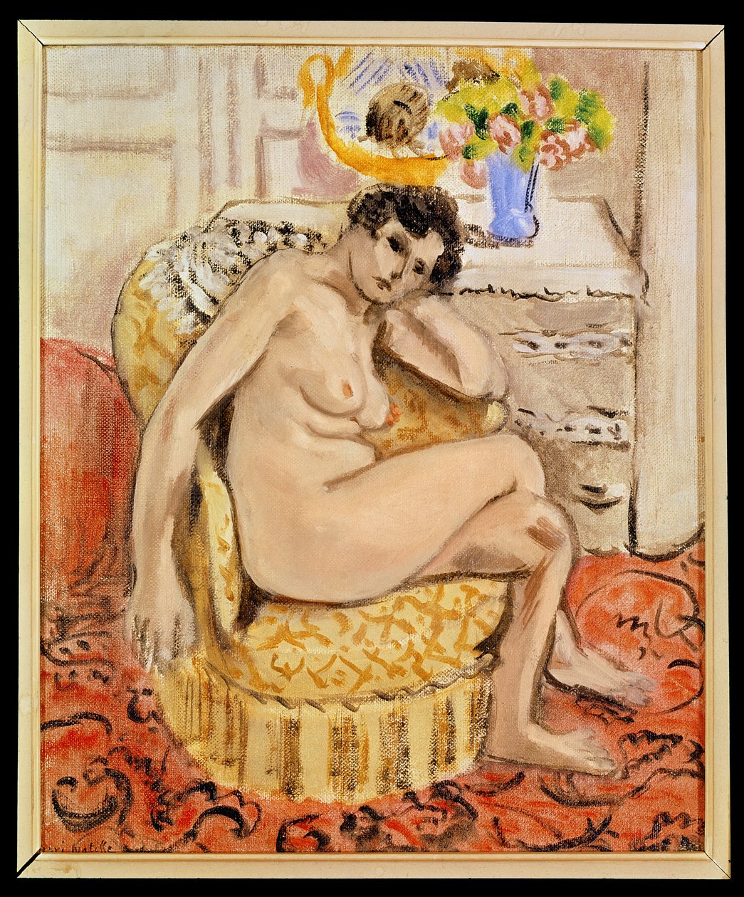 Nu numa poltrona de Henri Matisse