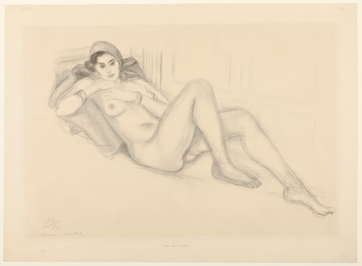 Nua com turbante de Henri Matisse