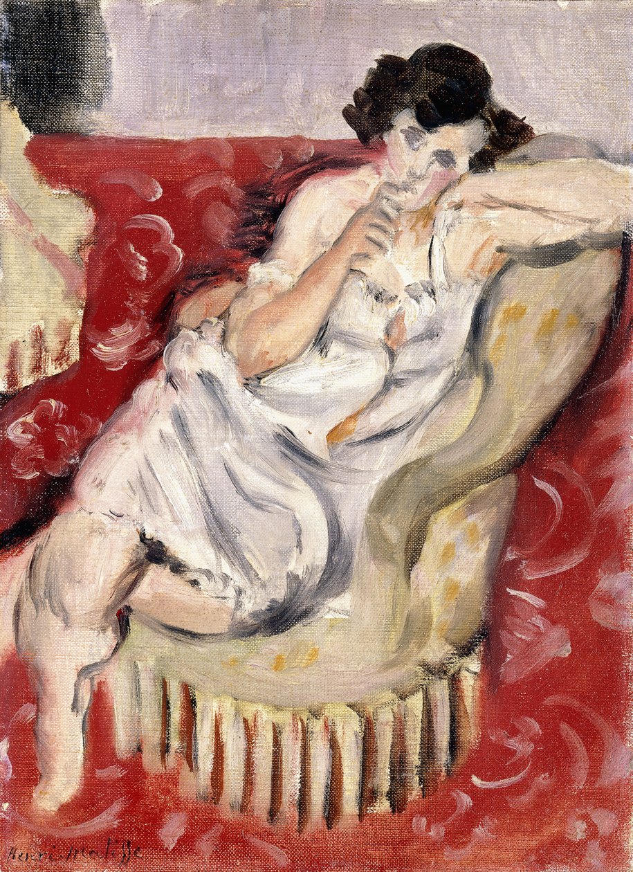 Nu com um cadeirão de Henri Matisse