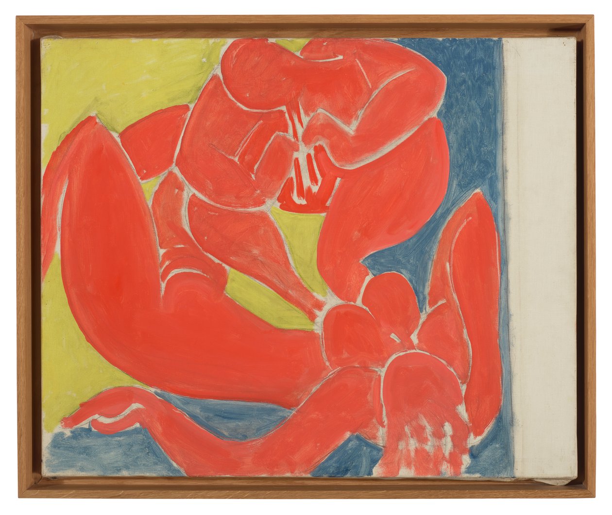 Ninfa e fauna vermelha (emoldurada) de Henri Matisse
