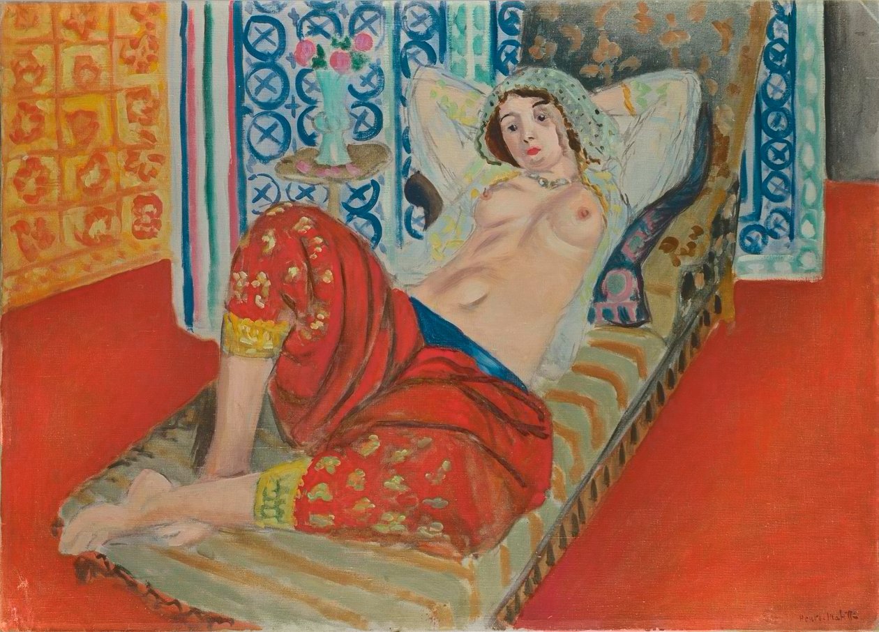 Odalisca de culottes vermelhas de Henri Matisse