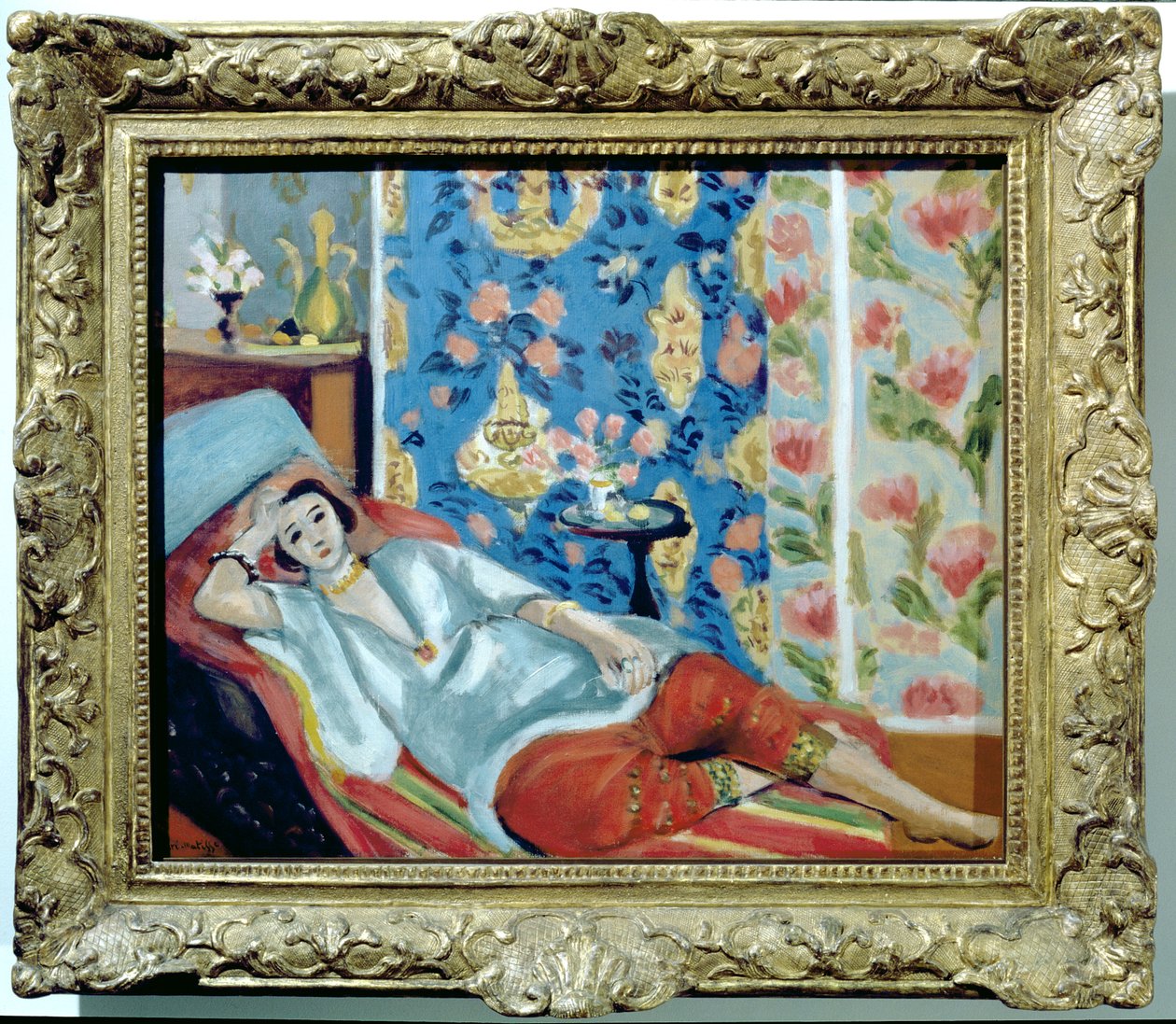 Odalisca com culotes vermelhos de Henri Matisse